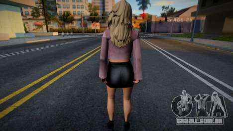 Garota à paisana v4 para GTA San Andreas