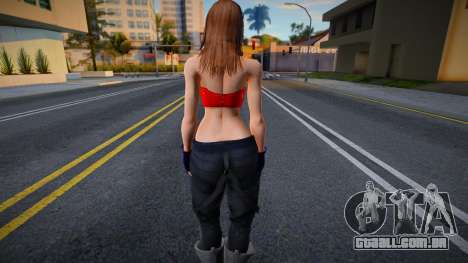 Red Swag Girl v1 para GTA San Andreas