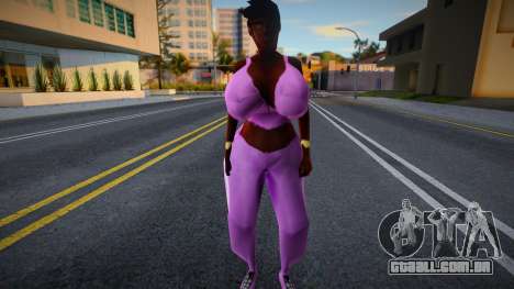 Thicc Female Mod - Gym Outfit para GTA San Andreas