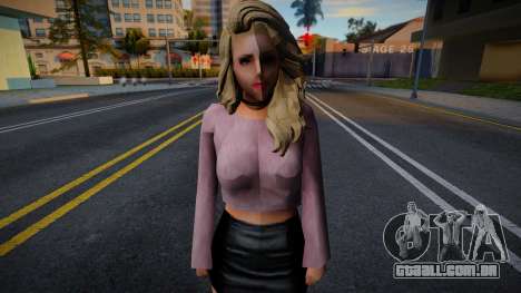 Garota à paisana v4 para GTA San Andreas