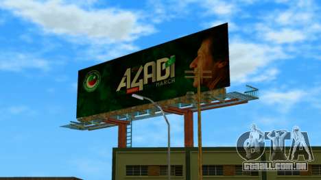 Azadi March Billboards para GTA Vice City