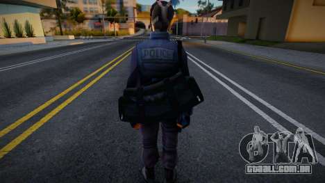 Pele swat com uma máscara do PayDay para GTA San Andreas