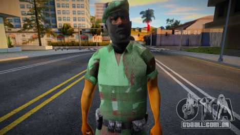 Soldado indonésio v3 para GTA San Andreas