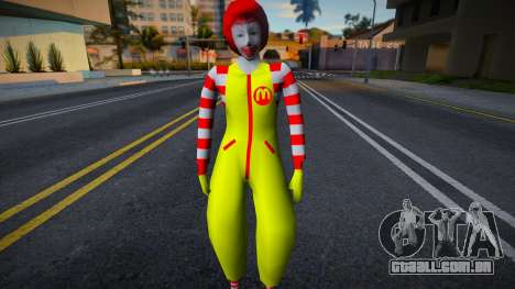 Filipino Ronald McDonald para GTA San Andreas