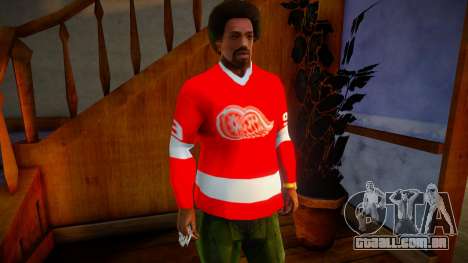 Ferris Buellers Day Off Detroit Red Wings Jersey para GTA San Andreas