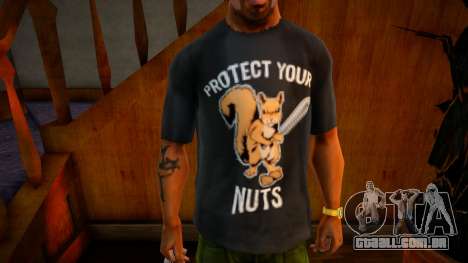 Protect Your Nuts Shirt Mod para GTA San Andreas