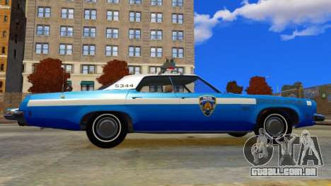 Oldsmobile Delts 88 1973 New York Police Dept para GTA 4