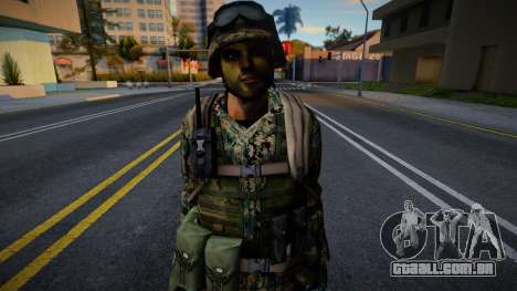 Soldado americano do Battlefield 2 v4 para GTA San Andreas