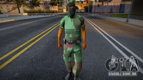 Soldado indonésio v3 para GTA San Andreas