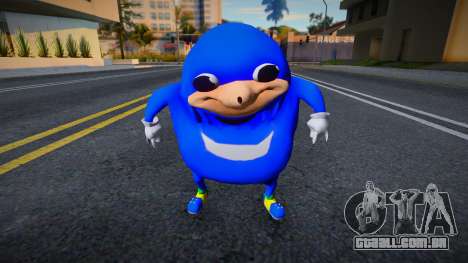 Ugandan Knuckles [Blue] para GTA San Andreas