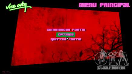 Zombie Apocalipsis Menu para GTA Vice City