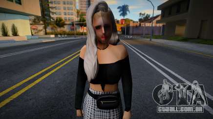 Garota à paisana v9 para GTA San Andreas