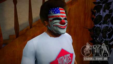 Máscara do Payday: O Assalto v3 para GTA San Andreas