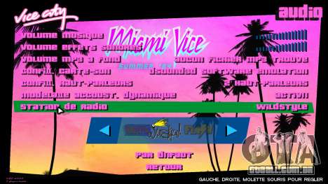Miami Vice 1 HD Menu para GTA Vice City