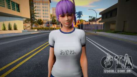 Ayane Costume Gym 15 DOA 5LR para GTA San Andreas