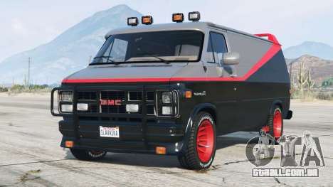 GMC G1500 Van A-Team 1983