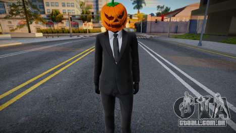 GTA Online Halloween Skin (Man) para GTA San Andreas