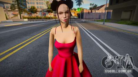 Menina no vestido 7 para GTA San Andreas