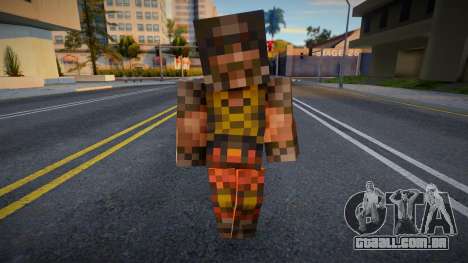 Steve Body Skin v105 para GTA San Andreas