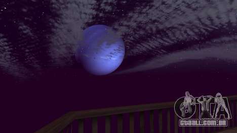 Planeta em vez de Lua v9 para GTA San Andreas