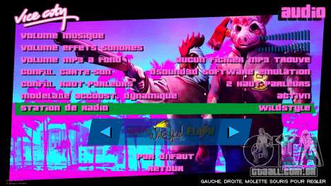 Hotline Miami Menu HD v15 para GTA Vice City