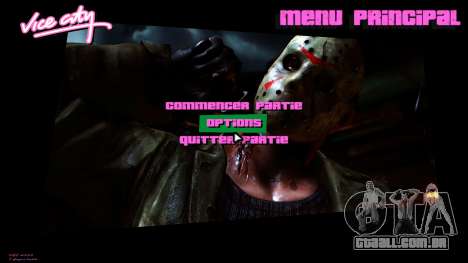 Jason Voorhees Menu 1 para GTA Vice City