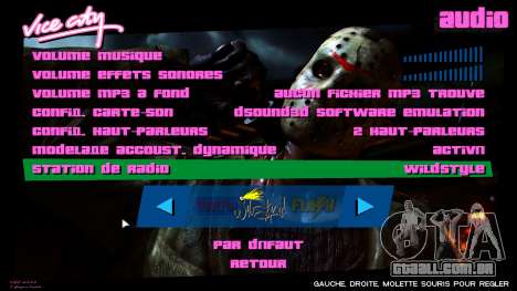 Jason Voorhees Menu 1 para GTA Vice City