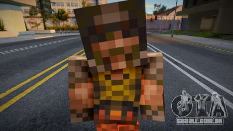 Steve Body Skin v105 para GTA San Andreas