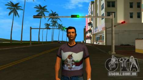 Buff Cat Shirt para GTA Vice City