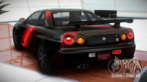 Nissan Skyline R34 X GT-R S7 para GTA 4