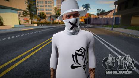 White Gang Skin v5 para GTA San Andreas