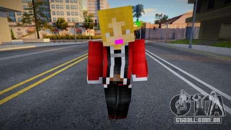 Steve Body Skin v50 para GTA San Andreas