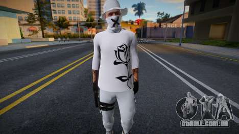 White Gang Skin v5 para GTA San Andreas