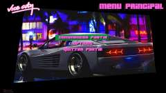 Miami Vice HD Menu para GTA Vice City