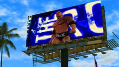 The Rock WWE2k22 Billboard para GTA Vice City