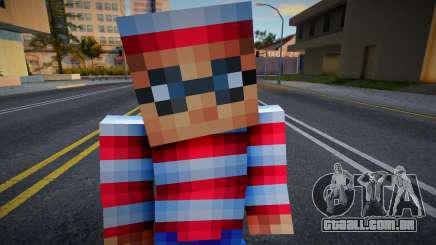 Steve Body Skin v254 para GTA San Andreas