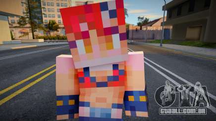 Steve Body Skin v233 para GTA San Andreas