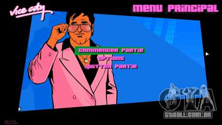 Sonny Artwork Menu HD para GTA Vice City