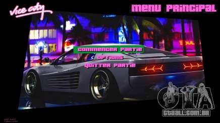 Miami Vice HD Menu para GTA Vice City