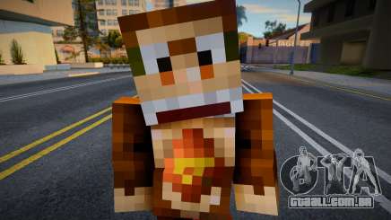 Steve Body Skin v75 para GTA San Andreas