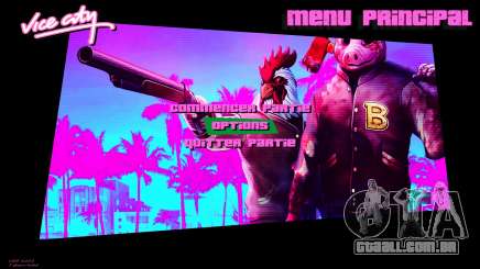 Hotline Miami Menu HD v15 para GTA Vice City