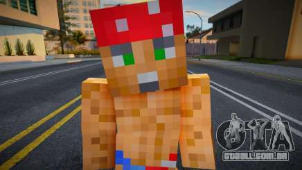 Steve Body Skin v216 para GTA San Andreas