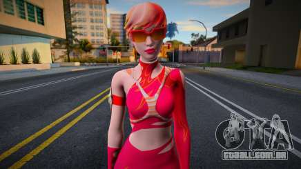 Fortnite - Sabina Burning Ember Ponytail v2 para GTA San Andreas