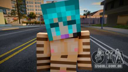 Steve Body Skin v156 para GTA San Andreas