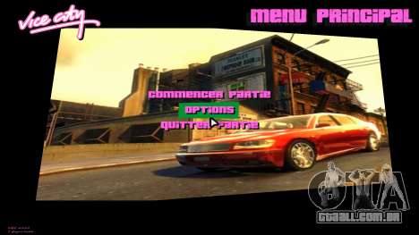 GTA IV Menu - Backgrounds 2 para GTA Vice City