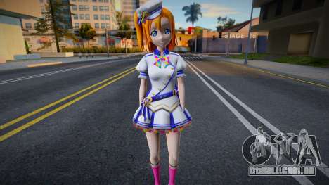 Honoka skin 1 para GTA San Andreas