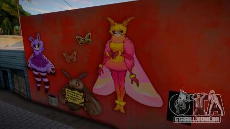 Halano the Smart Moth Mural para GTA San Andreas