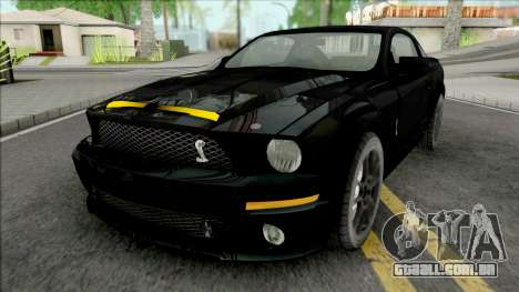 Ford Mustang Shelby GT500KR 2008 K.A.R.R. para GTA San Andreas