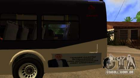 Ônibus Zafer Turizm para GTA San Andreas