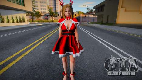 DOAXFC Tina Armstrong - FC Christmas Dress v1 para GTA San Andreas